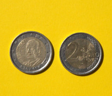 2 Monete da 2 Euro Spagna 2001