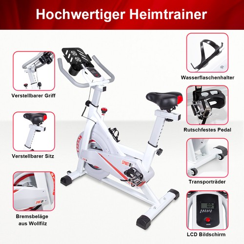 Cyclette 200kg fitness bike - cyclette,