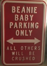 Insegna in metallo Beanie Baby