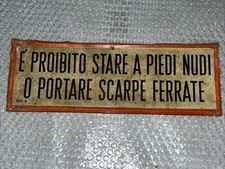 Insegna cartello industriale - cartello,