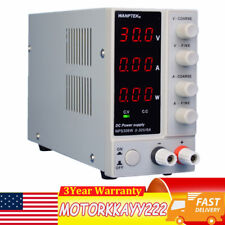 Alimentatore da banco 0-30V Lab DC alimentatore regolabile display LCD NUOVO