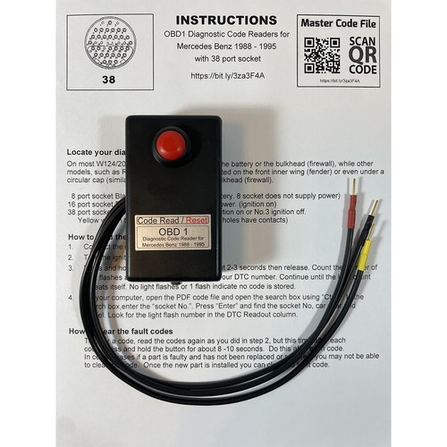 Obd1 diagnostic code reader - obd1,