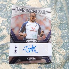 Edgar Davids autographed card