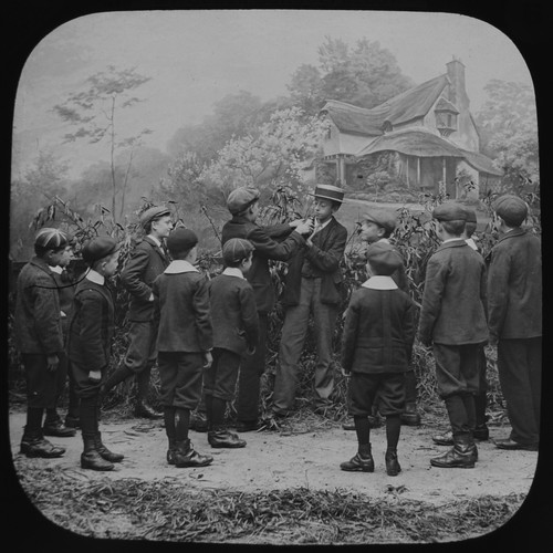 Photo victorian schoolboys - photo,