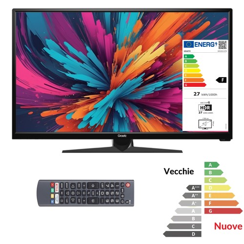 Graetz pollici smart - tv, 32