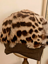 Cappello -colbacco anni '50/'60 vera pelliccia leopardo