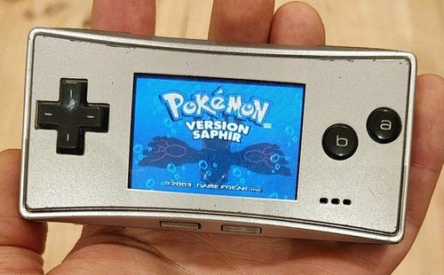 Game boy micro console - game,