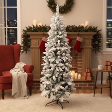 Albero di Natale Slim Innevato