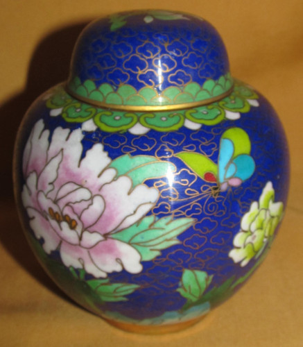 Piccolo vaso coperto smalto - vaso, in
