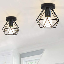 2 Pezzi Plafoniere E27 Vintage