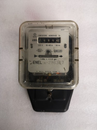 Contatore elettrico monofase - elettrico,