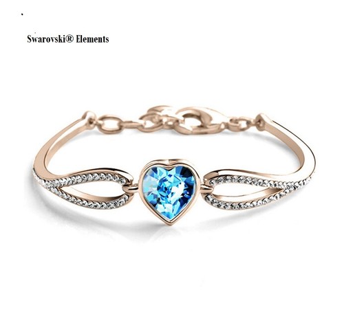 Bracelet jonc coeur - bracelet,