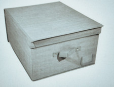 SCATOLA BOX PORTATUTTO CONTENITORE 50X40X25CM-