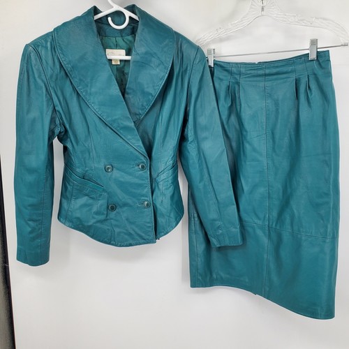 Pappagallo vintage pelle teal - vintage,