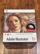 Adobe Illustrator 7.0 vintage 1997 per Mac e Power Macintosh - nuovo e sigillato!