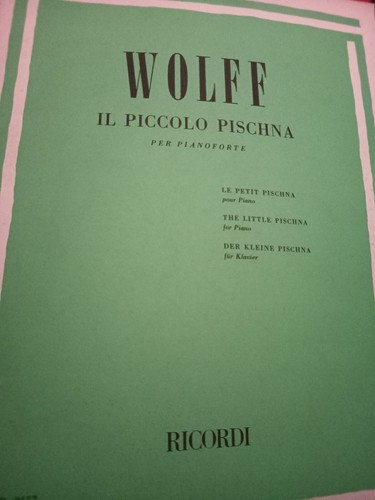 Pischna wolff il - -,