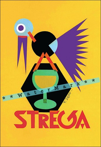 Liquore strega 1928 arte - liquore,