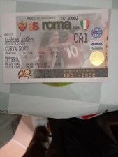 Biglietto Amichevole Roma Kashima Antlers 2001/02