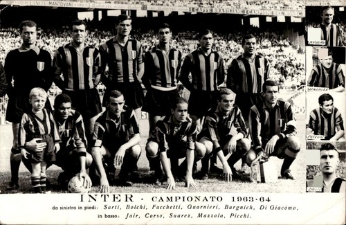 Cartolina inter formazione - cartolina,