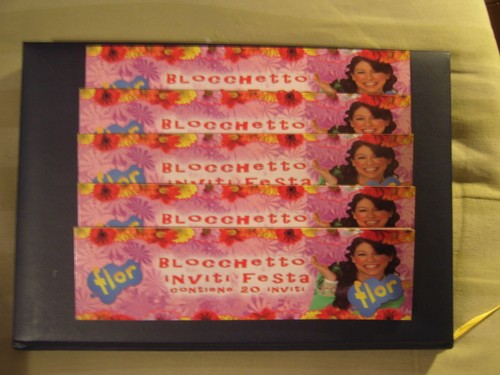 Blocchetti inviti festa - ,