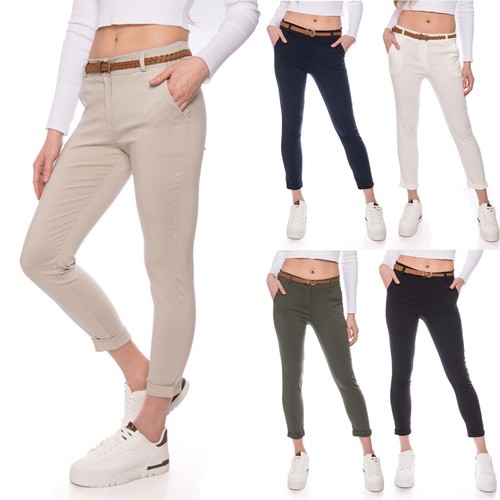 Pantalone chino donna elegante