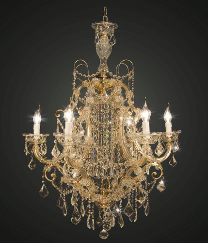 Lampadario classico cristallo