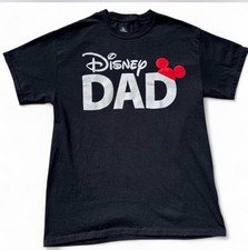 T-shirt papà Disney nera