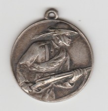 SOLDATO CON FUCILE VECCHIA MEDAGLIA RICORDO (MM.22) #MD416