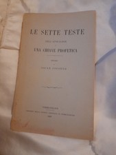 Teologia Valdesi Oscar Cocorda Le Sette Teste 1892 Torre Pellice