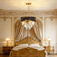 Lampadario di cristallo di