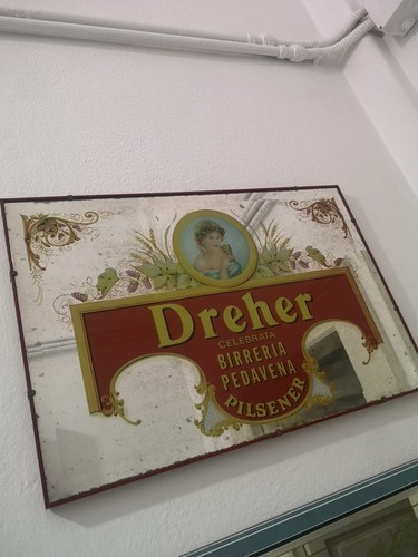 Specchio pubblicitario birra - specchio,