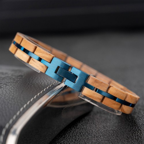 Bracciale legno fatto a - in,