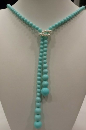 Collana perle sintetiche - collana,