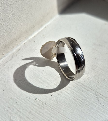 Anello moda uomo titanio - anello,