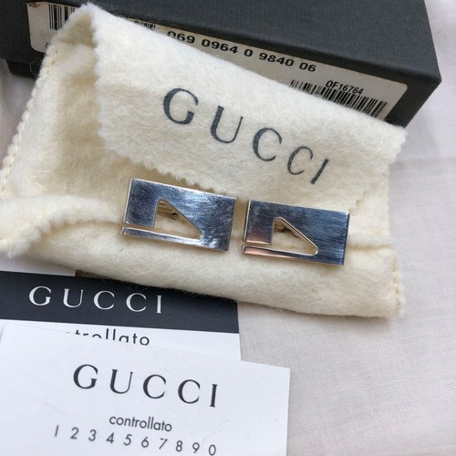 Gemelli gucci colore argento - gucci, g