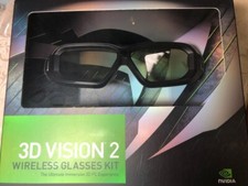 Kit occhiali wireless NVIDIA 3D VISION 2 NUOVI (scatola mai aperta) originali