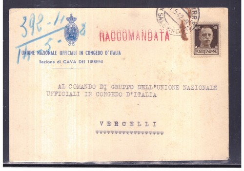 Cartolina ufficiali congedo - in,