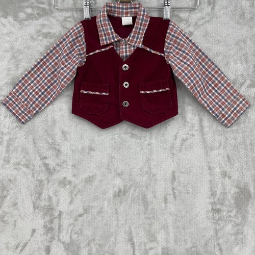 Gilet finto camicia vintage