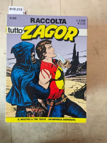 106 raccolta tutto zagor il - n.106,