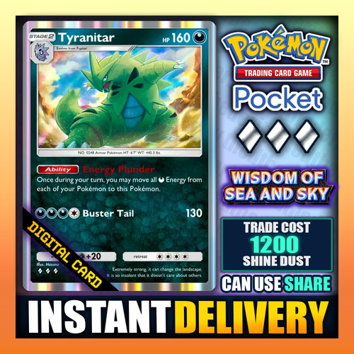 Pokemon tcg pocket - -, tyranitar