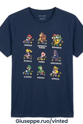 Maglia mario kart nintendo - maglia,