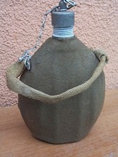 SURPLUS MILITARE vecchia borraccia completa del Tappo