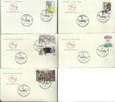 FR115. Lotto 5 Buste primo