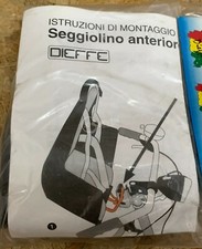 STAFFA PER FISSAGGIO SEGGIOLINO ALLA BICICLETTA COLORE NERO E GRIGIO ACCESSORI