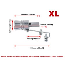 Terminale di Scarico XL Auto