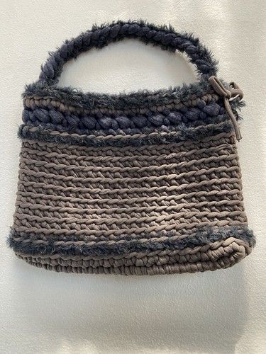 Borsa uncinetto fettuccia - uncinetto,