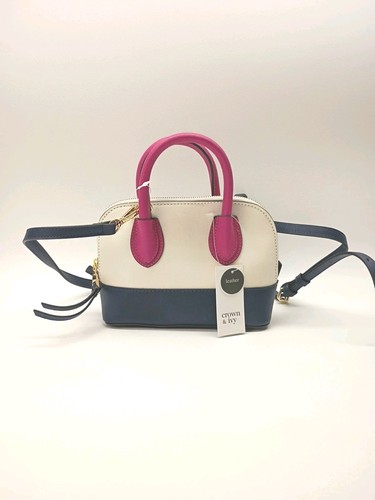 Borsa mano pelle crown - pelle,