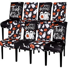 8Pcs Halloween Chair Covers