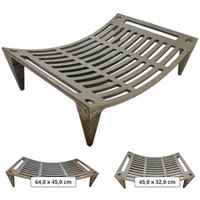 Brucialegna 64x45 e 45x32 Portalegna in Ghisa braciere per Termo Camino e Stufa