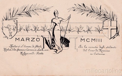 Catania 1903 per la - -, venuta